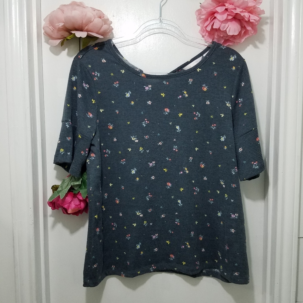 Lauren Conrad Floral Blouse